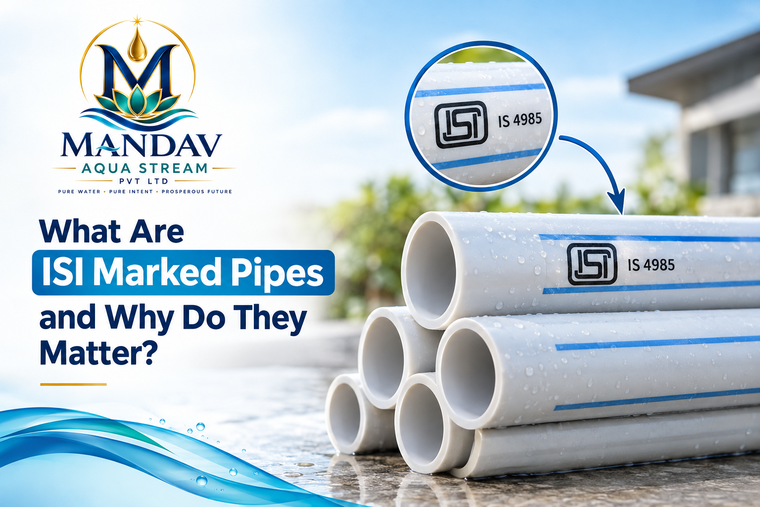 ISI Marked Pipes